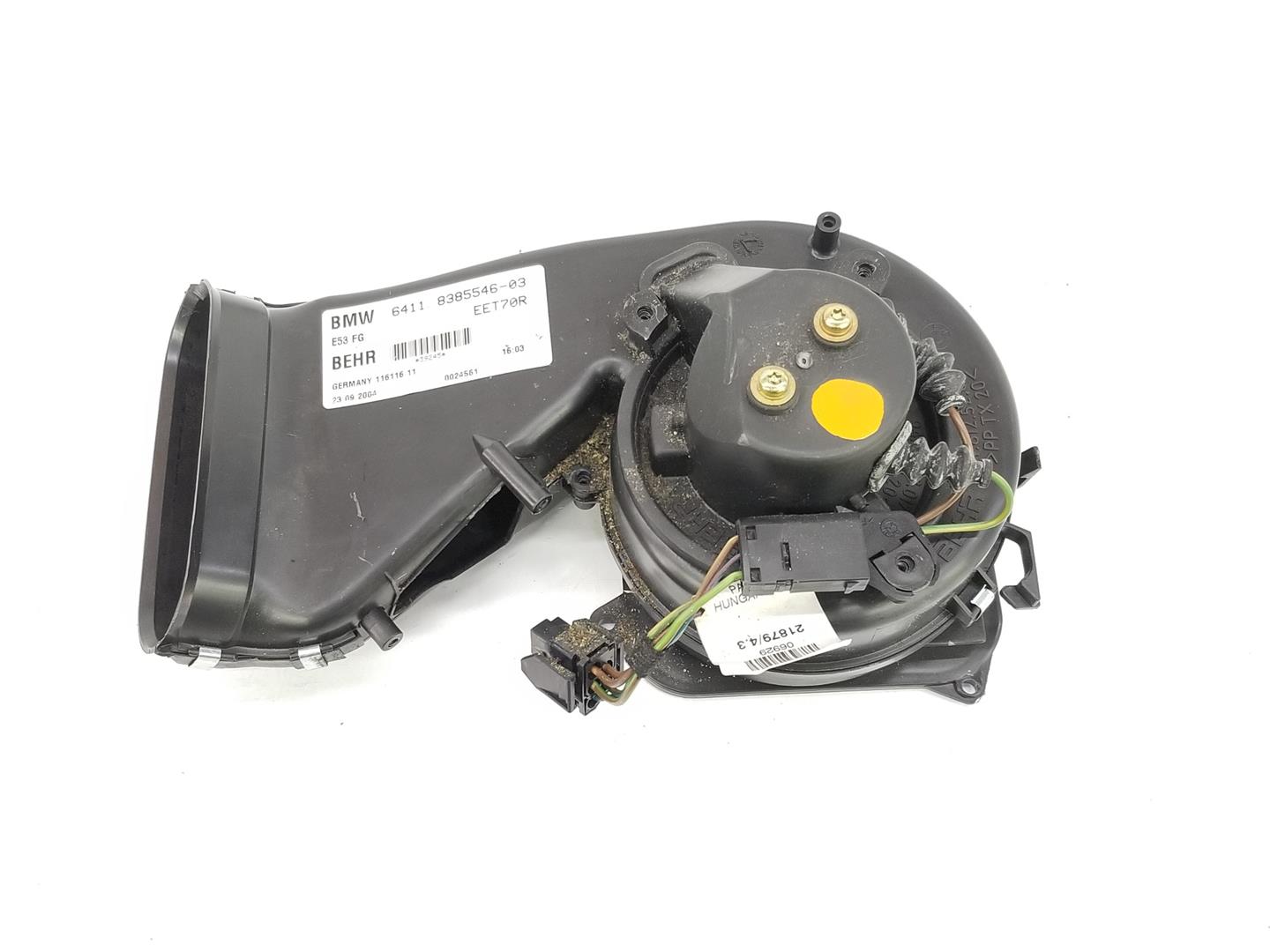 BMW X5 E53 (1999-2006) Heater Blower Fan 64118385546,64118385546 19804873