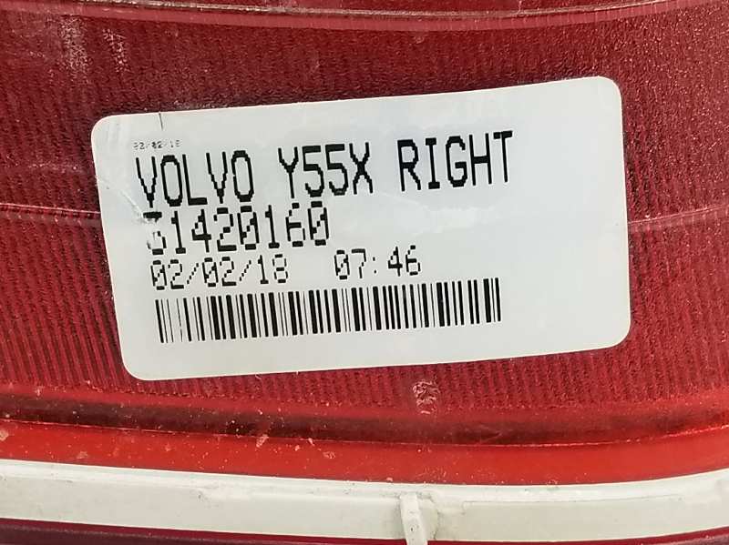 VOLVO V40 2 generation (2012-2020) Galinis dešinys priešrūkinis žibintas 31420160, 31420160 19736679