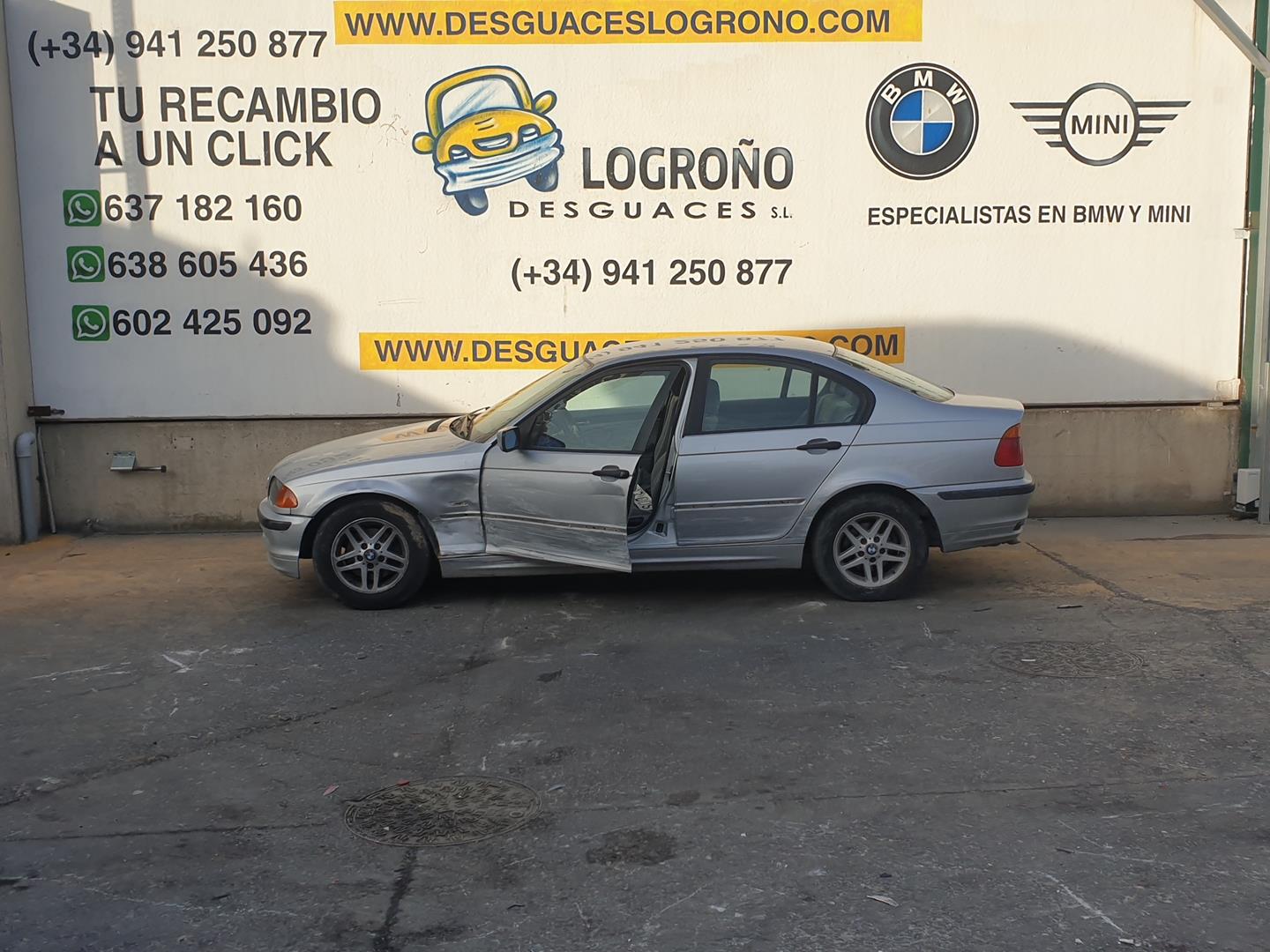 BMW 3 Series E46 (1997-2006) Priekinių kairių durų veidrodis 51168245125, GRISPLATA 20502880
