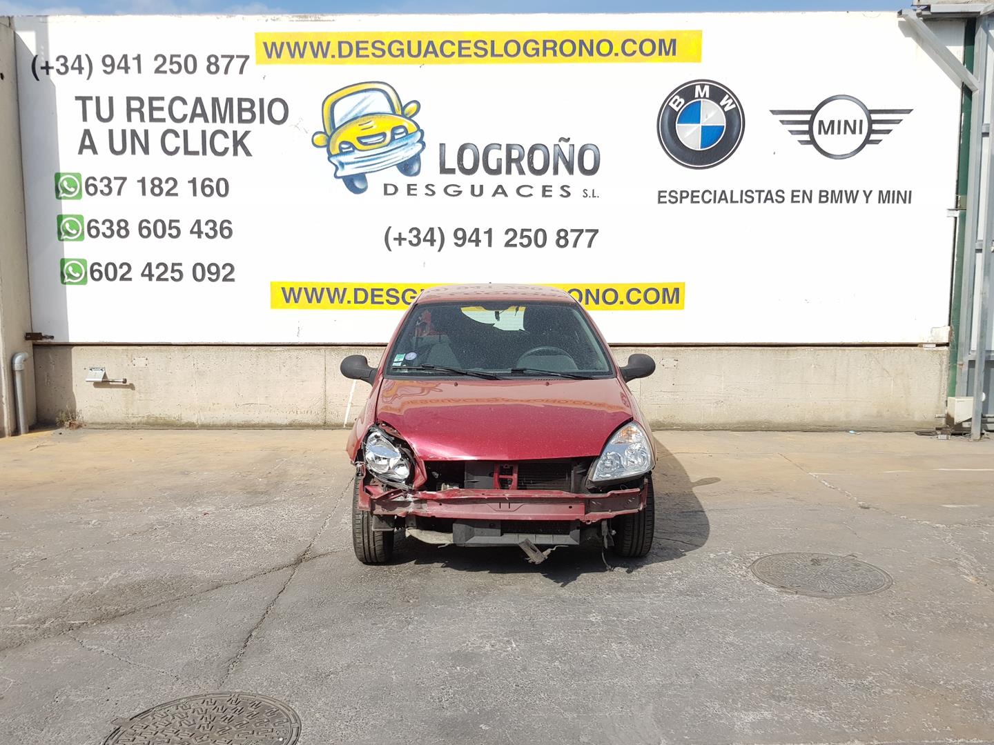 RENAULT Clio 2 generation (1998-2013) Galinės kairės durys 7751469451, 7751469451, ROJOTENNJ 19826823