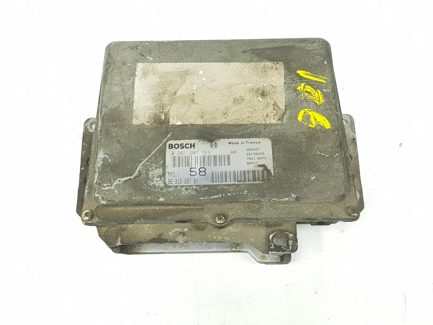 CITROËN Engine Control Unit ECU 9631528780,0261204788,2222DL 19771884