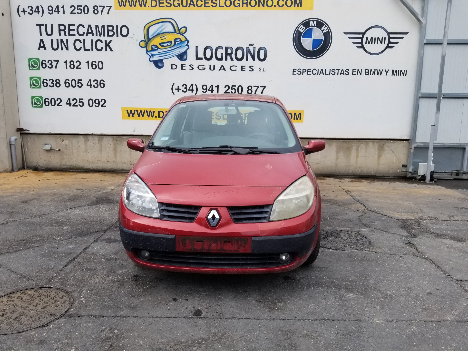 RENAULT Scenic 2 generation (2003-2010) Задня права дверцята 7751475409,7751475409,COLORROJOTEB76 24206870