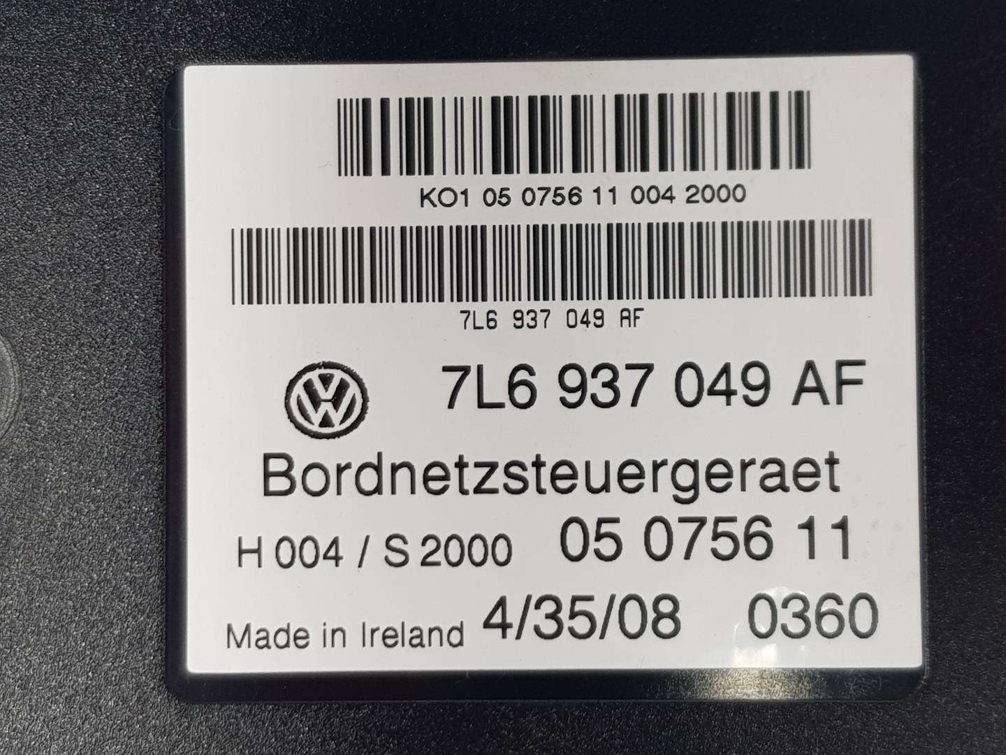 VOLKSWAGEN Touareg 1 generation (2002-2010) Autres unités de contrôle 7L6937049AF, 7L6937049AF 19932712