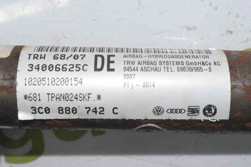 VOLKSWAGEN Passat B6 (2005-2010) Sistem SRS airbag plafon dreapta 3C0880742G,3C0880742C 19590950