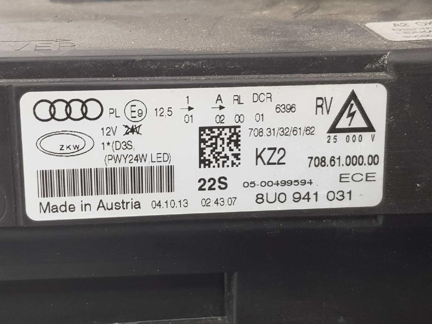 AUDI Q3 8U (2011-2020) Фара передняя левая 8U0941031, 8U0941031, LED 19734738