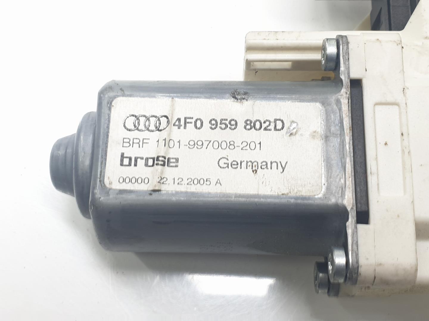 AUDI A6 C6/4F (2004-2011) Oikean etuoven ikkunan ohjausmoottori 4F0959802D, 4F0959802D 23755186