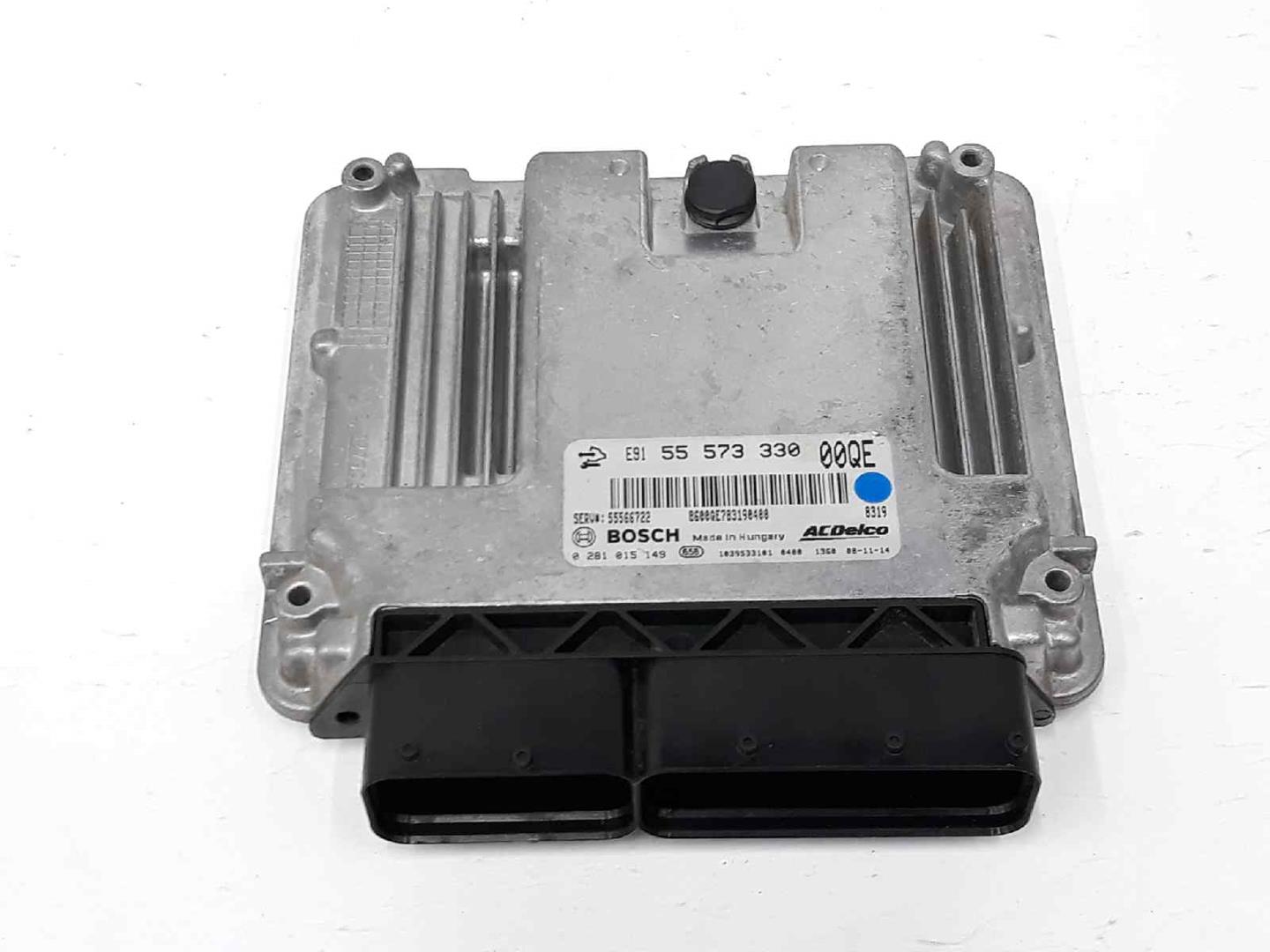 OPEL Insignia A (2008-2016) Moottorin ohjausyksikkö ECU 55573330, 0281015149, 55566722 19666572