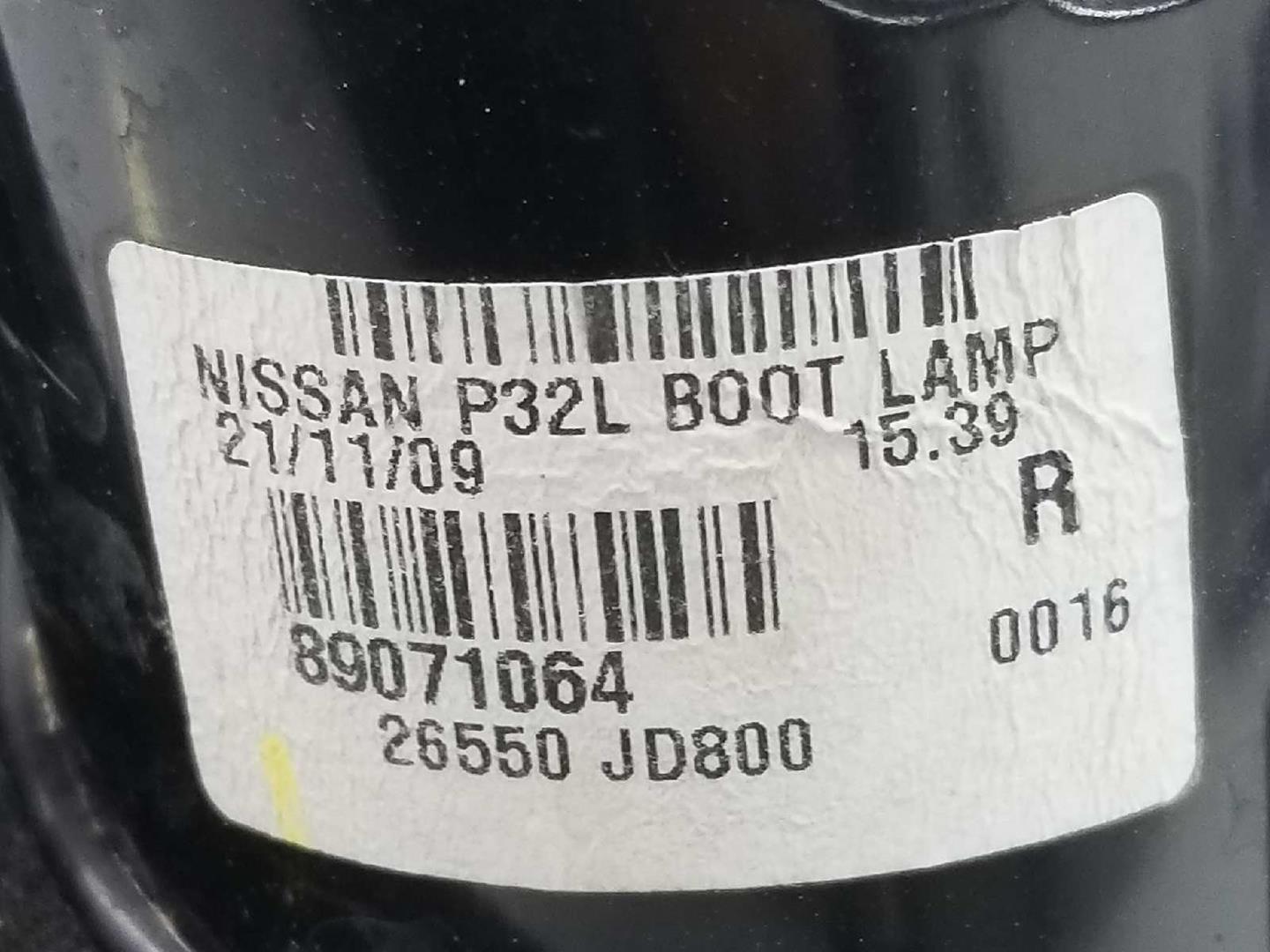 NISSAN Qashqai 1 generation (2007-2014) Bec hayon drepta spate 26550JD800, 26550JD800, 89071064 19697810