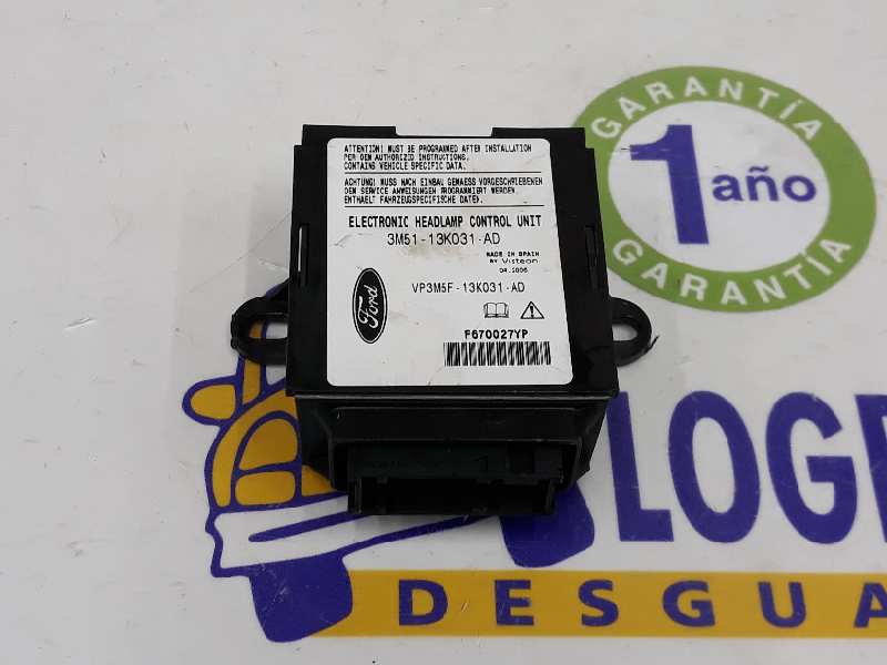 FORD Focus 2 generation (2004-2011) Lukturu vadības bloks 3M5113K031AD,VP3M5F13K031AD 19610228