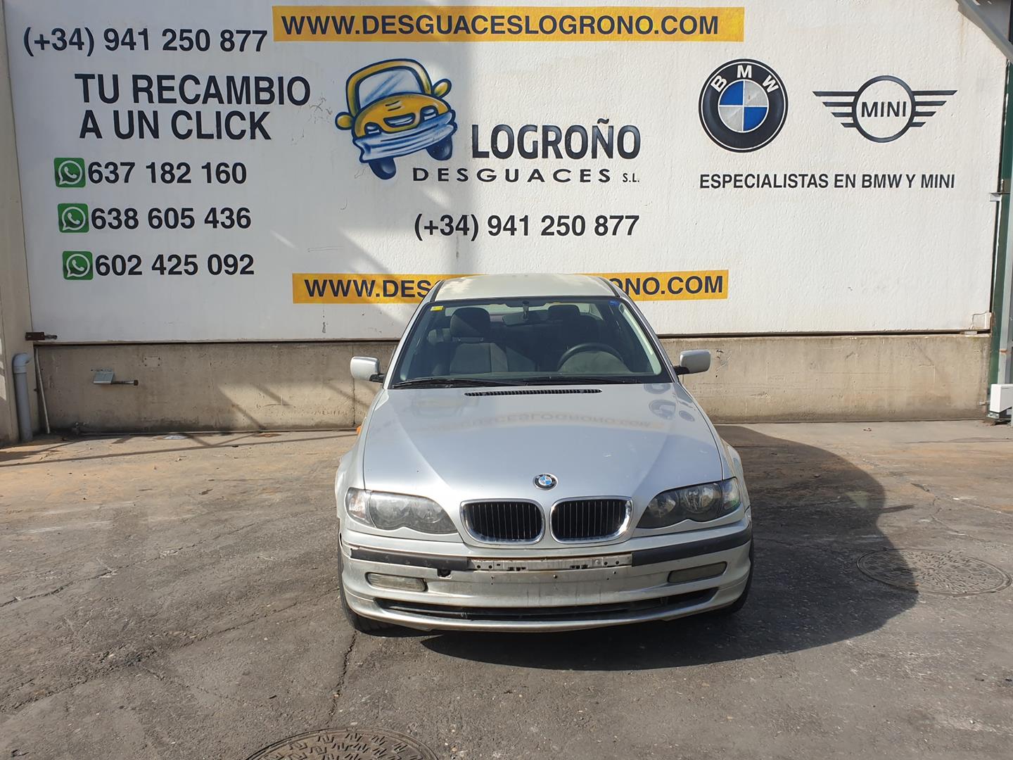 BMW 3 Series E46 (1997-2006) Дверь передняя левая 41517034151, 7034151, COLORGRISPLATA354 21079295