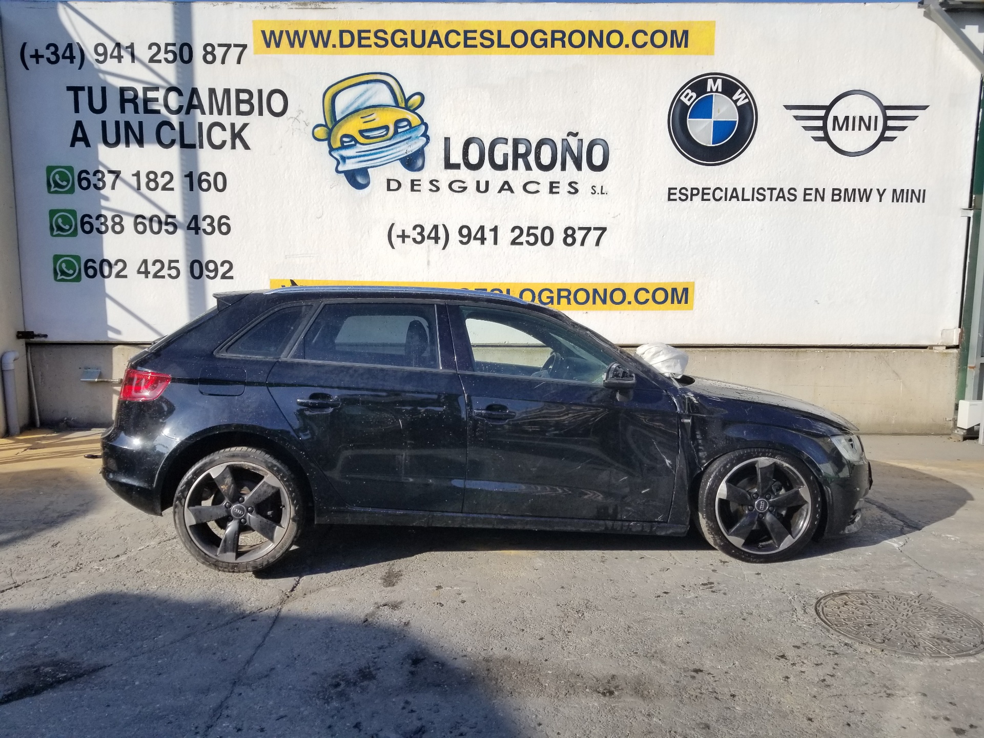 AUDI A3 8V (2012-2020) Ремень безопасности задний левый 8V3857805,8V3857805 24208932