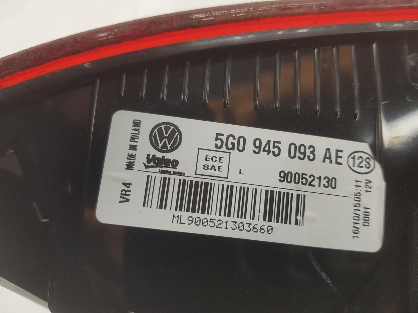 VOLKSWAGEN Golf 7 generation (2012-2024) Vasen takavalo 5G0945093AE, 5G0945093AE 24138154