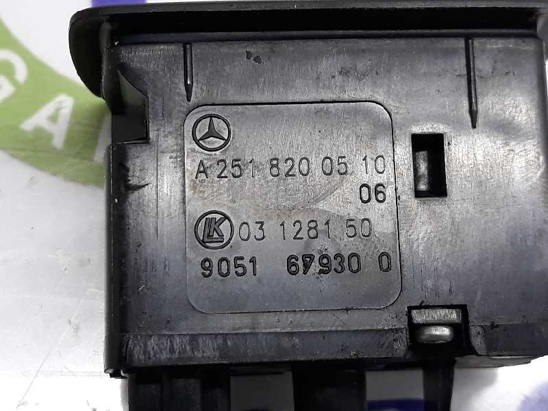 MERCEDES-BENZ M-Class W164 (2005-2011) Кнопка стеклоподъемника задней правой двери A2518200510, 25182005109051, 03128150 19630650