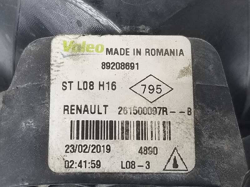 DACIA Sandero 2 generation (2013-2020) Priekšējais kreisais miglas lukturis 261500097R, 261500097R, 89208691 24115211