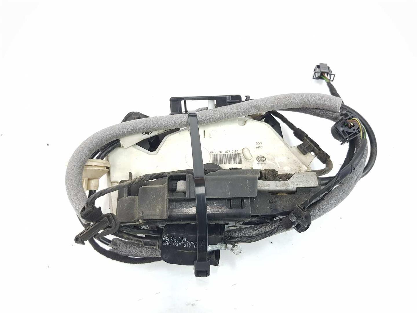 VOLKSWAGEN Golf R 7 generation (2013-2019) Front Right Door Lock 5K1837016D, 5K1837016H, 7PINES 19692949