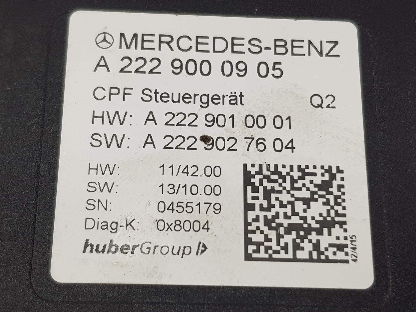 MERCEDES-BENZ C-Class W205/S205/C205 (2014-2023) Другие блоки управления A2229000905, A2229000905 25100092
