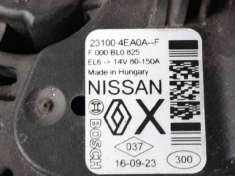 NISSAN Qashqai 2 generation (2013-2023) Alternator 231004EA0AF,231004EA0AF 19702338