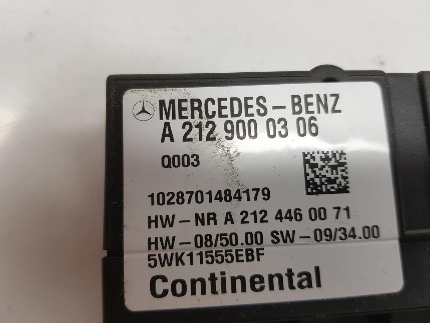 MERCEDES-BENZ E-Class W212/S212/C207/A207 (2009-2016) Другие блоки управления A2129000306, A2129000306 19929300