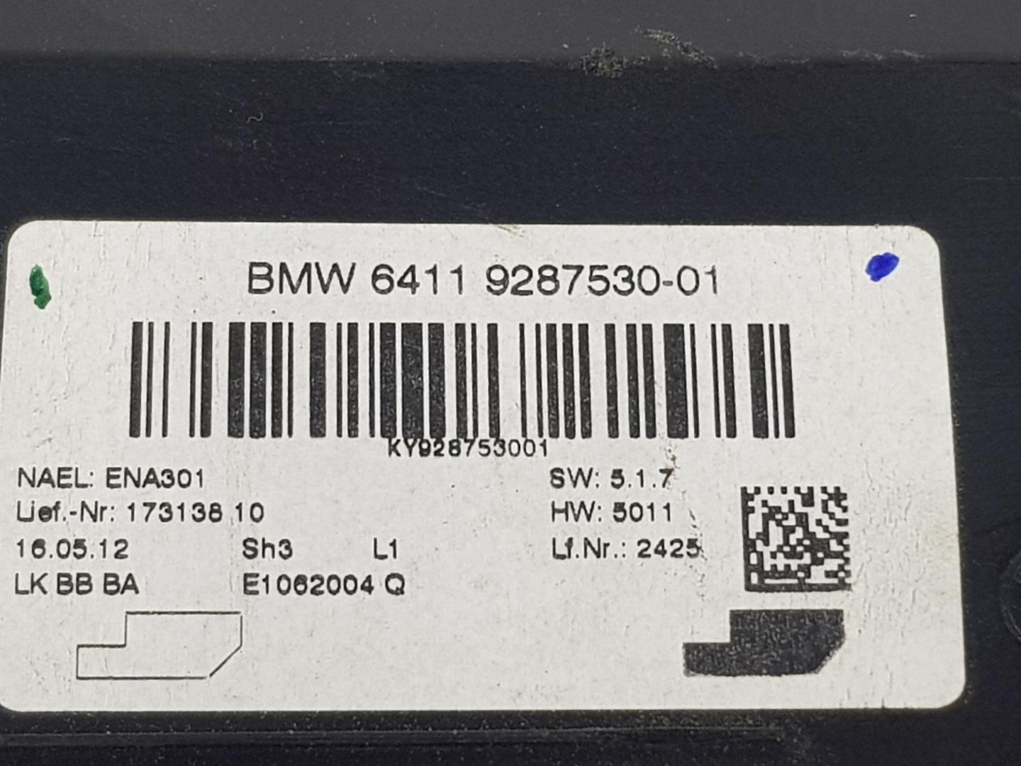 BMW 3 Series F30/F31 (2011-2020) Kiti valdymo blokai 64119287530, 9287530 24161198