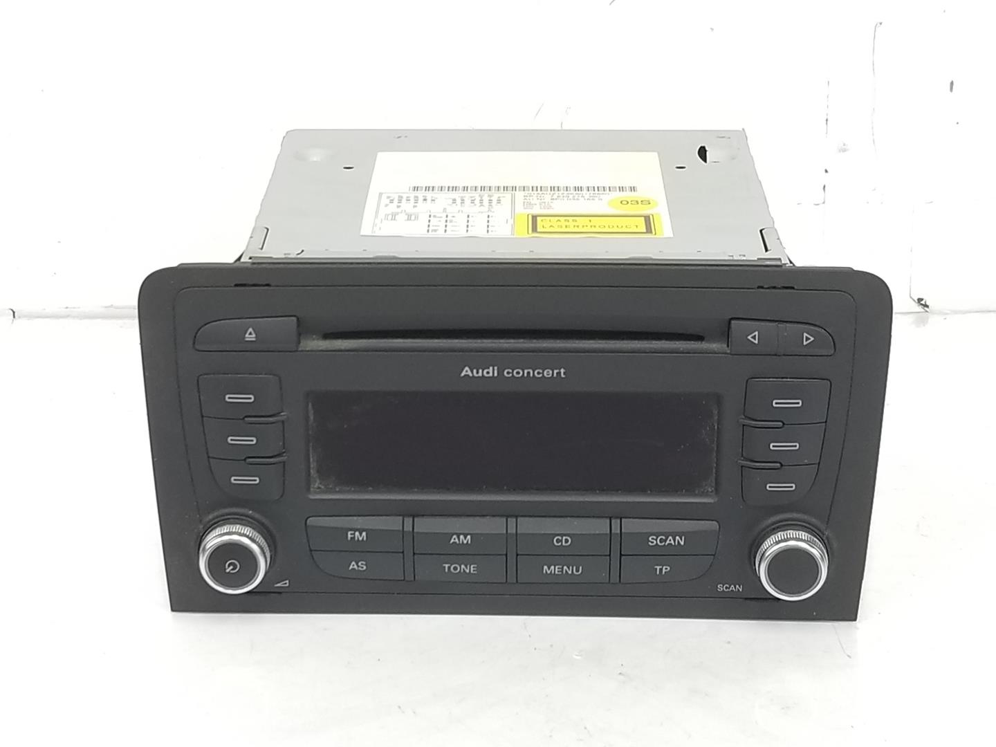 AUDI A2 8Z (1999-2005) Music Player Without GPS 8P0035186S, 8P0035186S 19931619