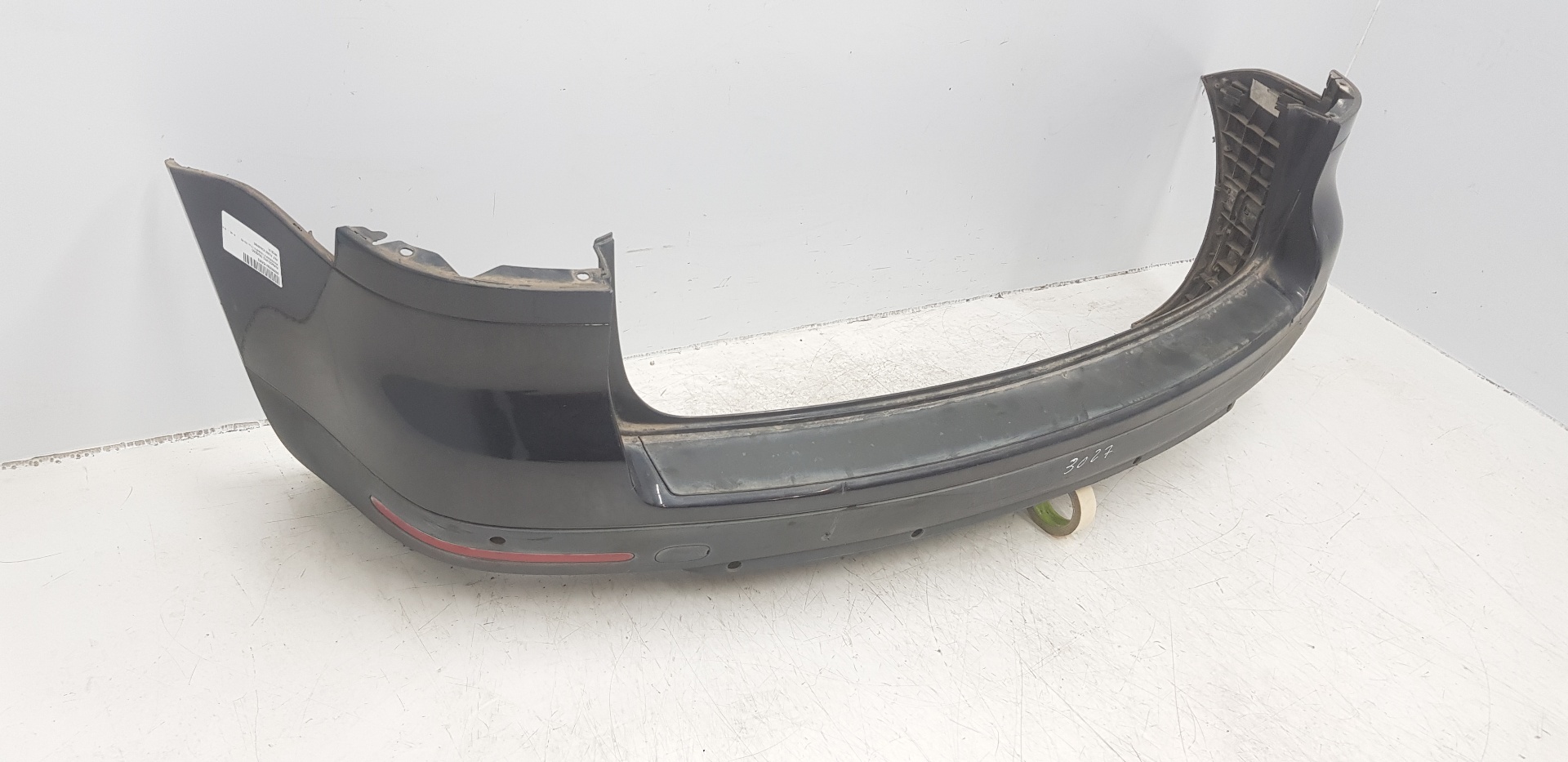 VOLKSWAGEN Touareg 1 generation (2002-2010) Rear Bumper 7L6807417D,7L6807417D,COLORNEGRO 19885906