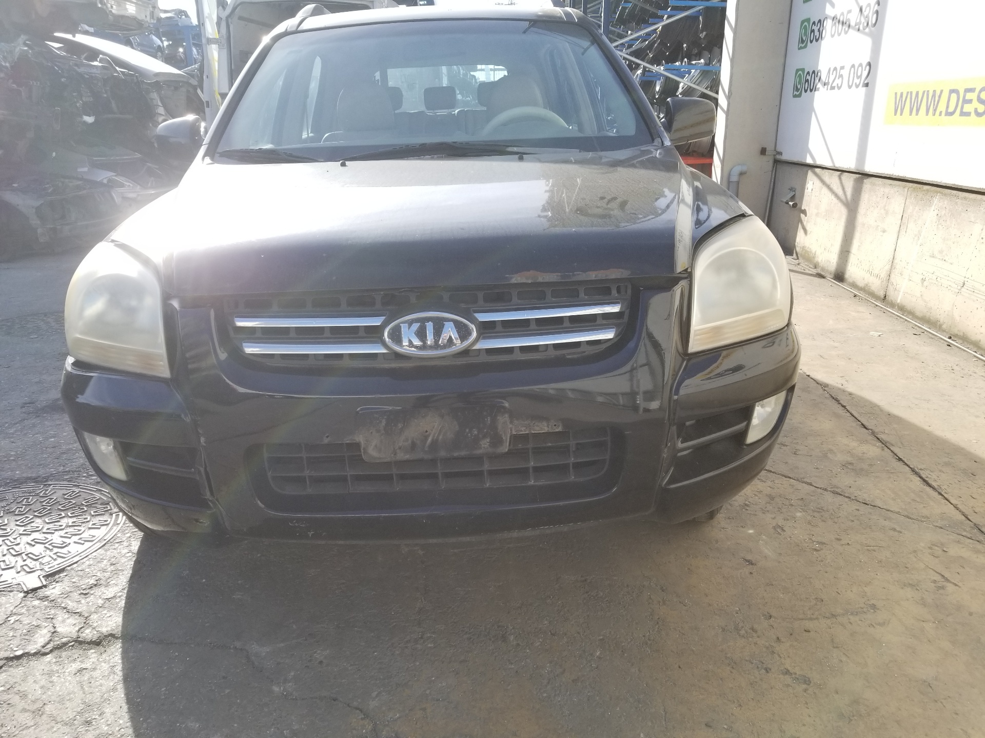 KIA Sportage 2 generation (2004-2010) Капот 664001F010,664001F010,COLORNEGRO9P 24211649