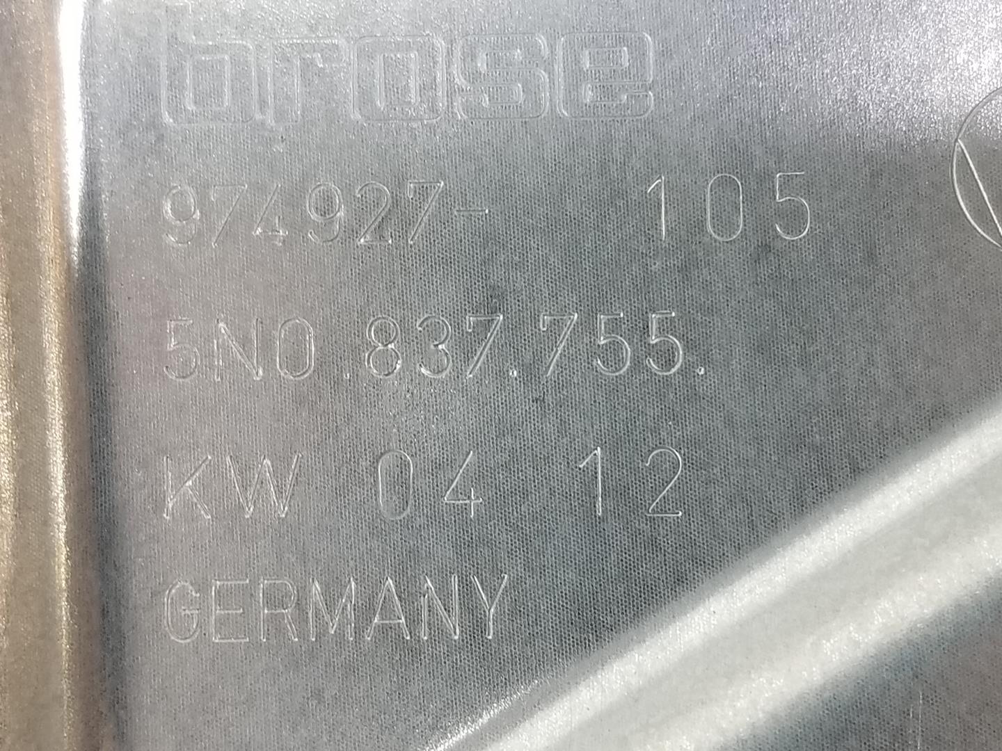 VOLKSWAGEN Tiguan 1 generation (2007-2017) Priekšējo kreiso durvju logu pacēlājs 5N0837755, 5N0837755 19737118