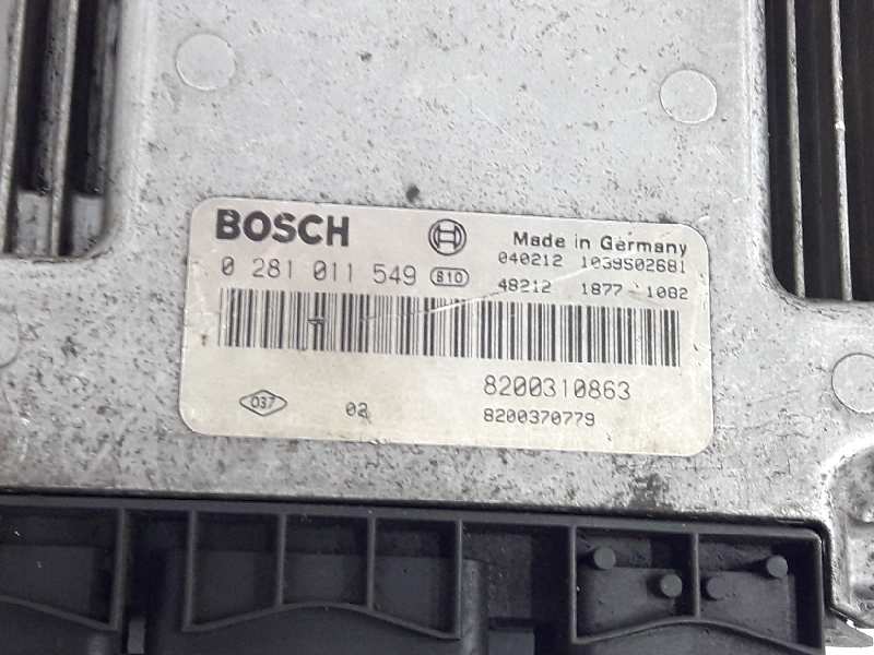 RENAULT Scenic 2 generation (2003-2010) Engine Control Unit ECU 8200310863,2222DL 19632772