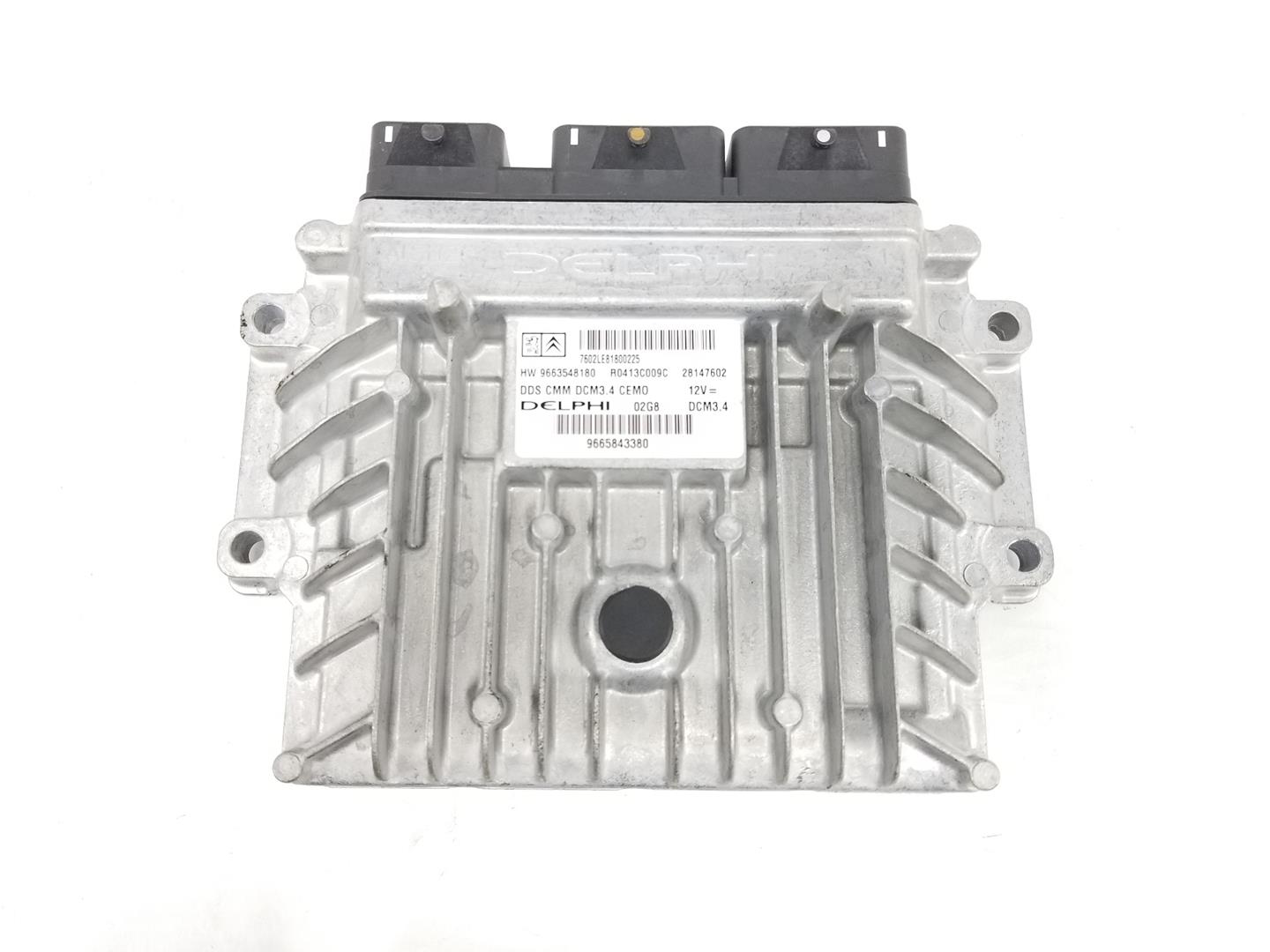 CITROËN C5 2 generation (2008-2017) Engine Control Unit ECU 9665843380,9665843380 19924303