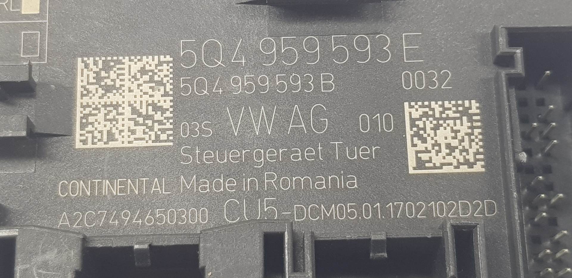 SEAT Ateca 1 generation (2016-2024) Alte unități de control 5Q4959593E, 5Q4959593E, 1141CB2222DL 24174356