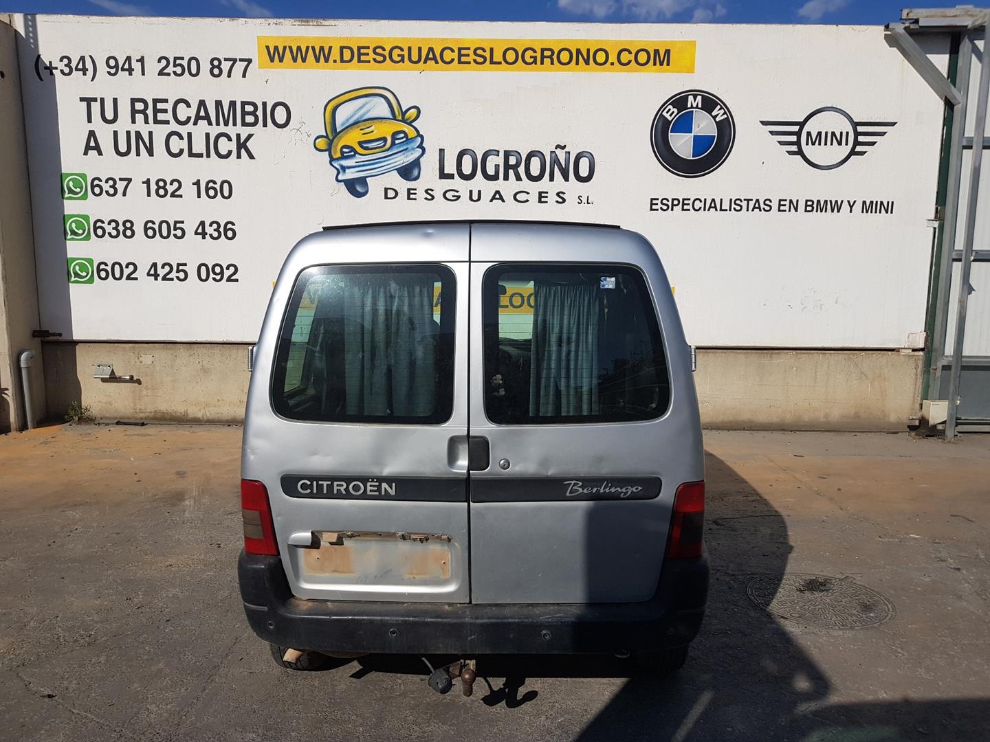 CITROËN Berlingo 2 generation (2004-2011) Дверь задняя левая 870242, 9839318480, COLORGRIS 19898797