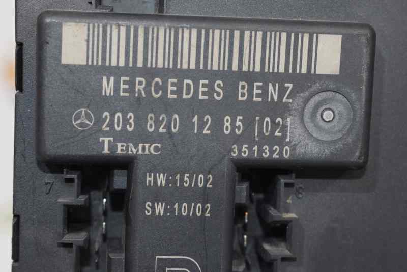 MERCEDES-BENZ C-Class W203/S203/CL203 (2000-2008) Другие блоки управления 2038201285, TEMIC351320 19559027