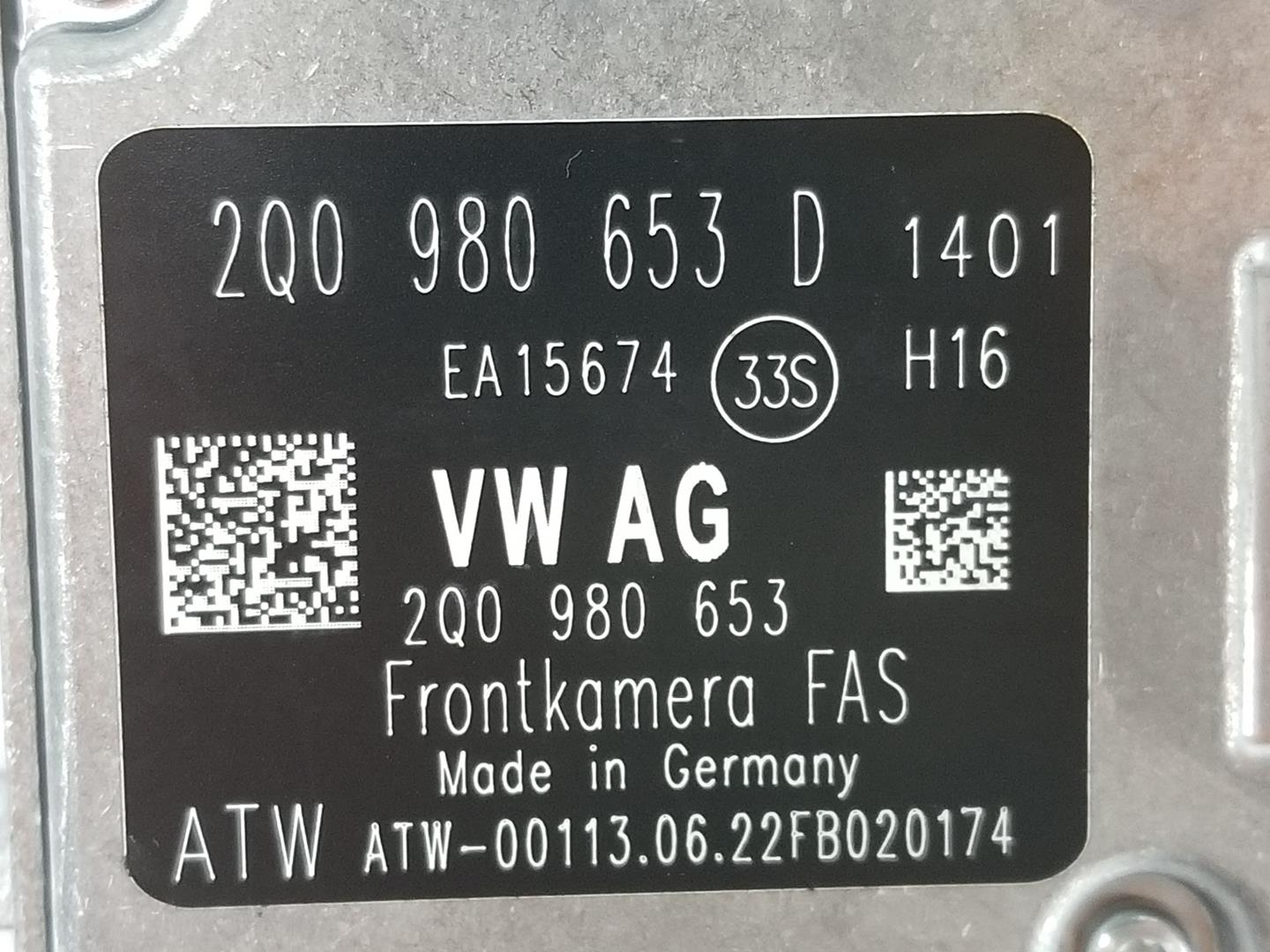 SEAT Alhambra 2 generation (2010-2021) Front Camera 2Q0980653D, 2Q0980653D 24164425