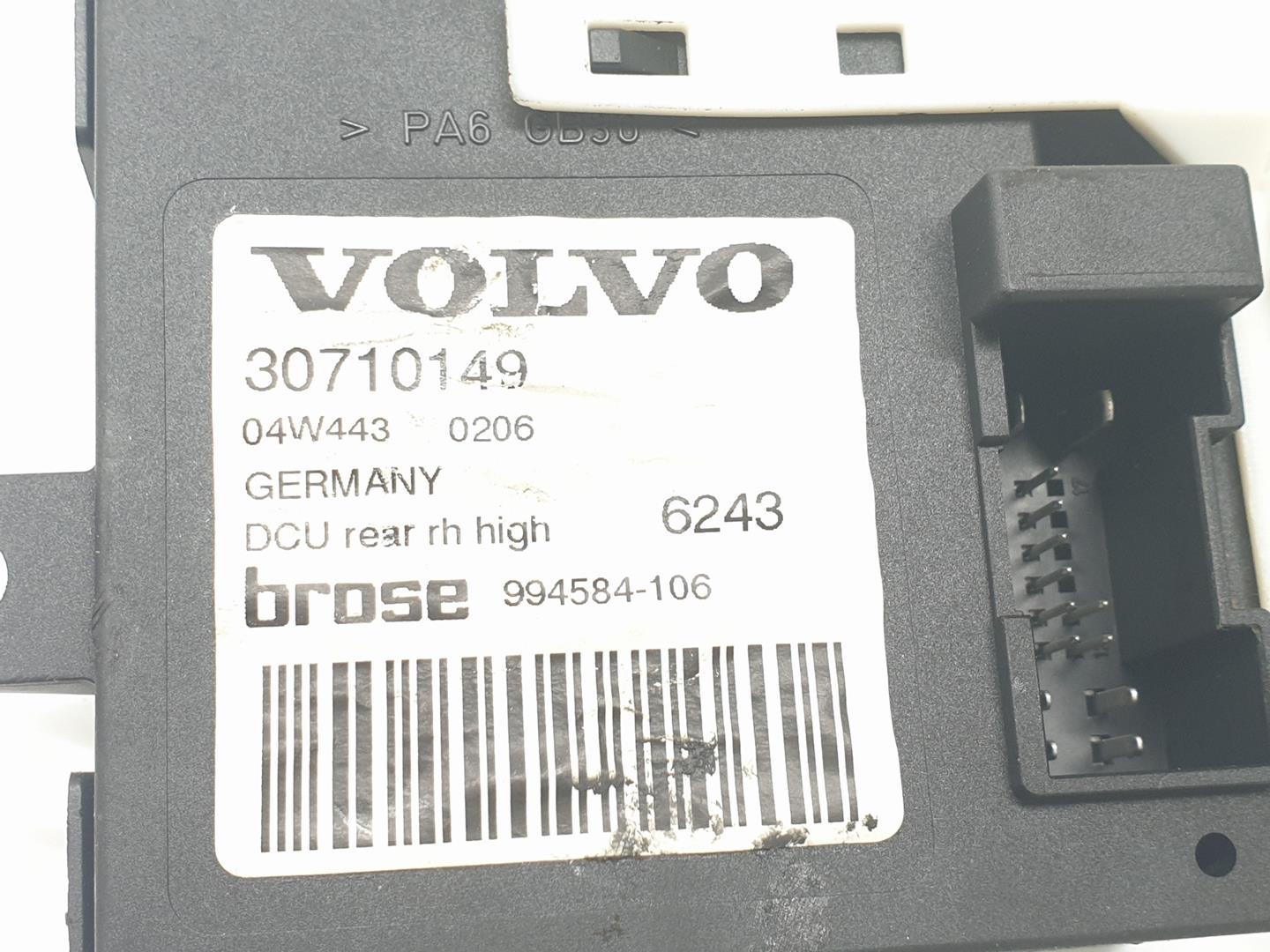 VOLVO S40 1 generation (1996-2004) Moteur de commande de vitre de porte arrière droite 30710149, 30710149 24661738