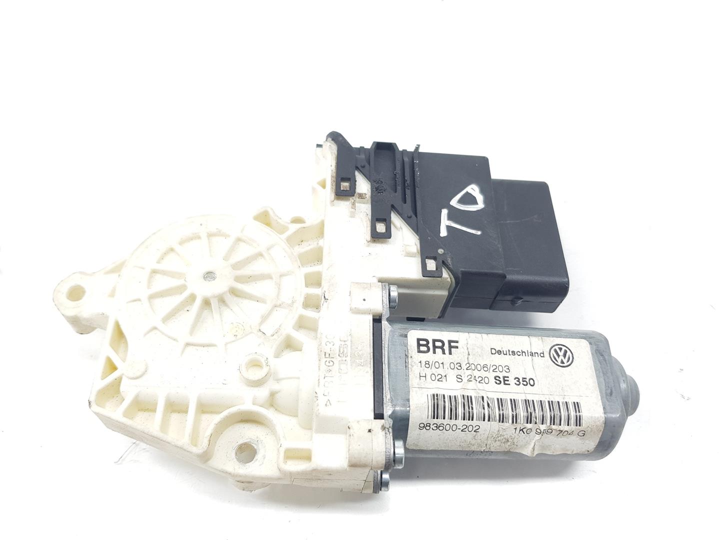 SEAT Leon 2 generation (2005-2012) Rear Right Door Window Control Motor 1K0959704G, 1K0959704G 21421639