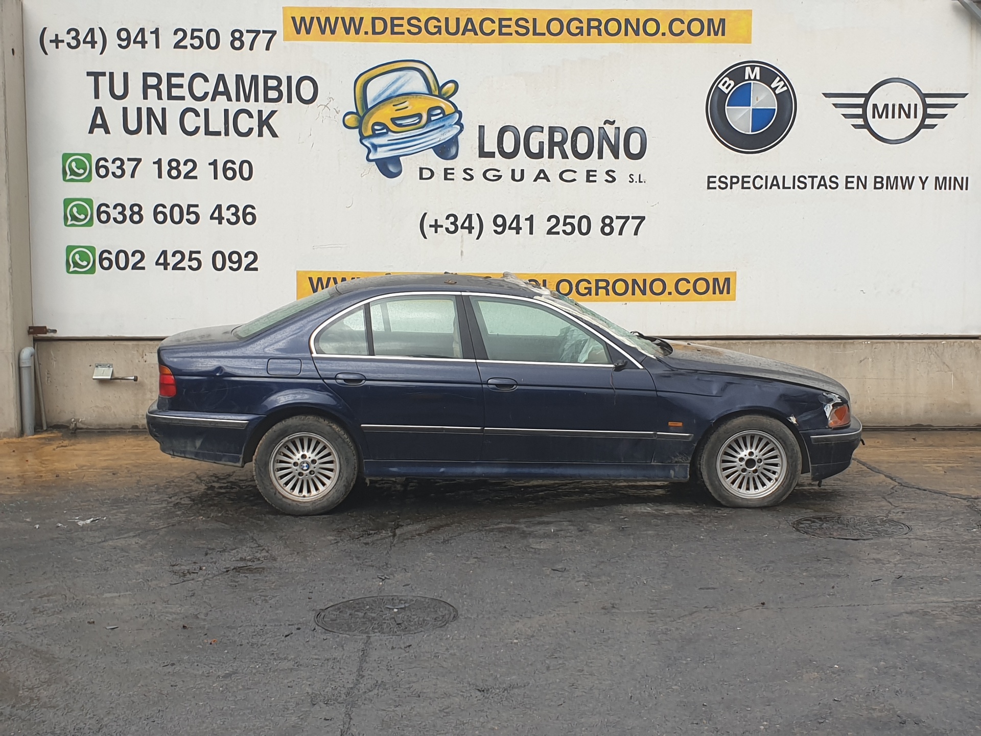 BMW 5 Series E39 (1995-2004) задний правый суппорт 34211163650,1163650 24181431