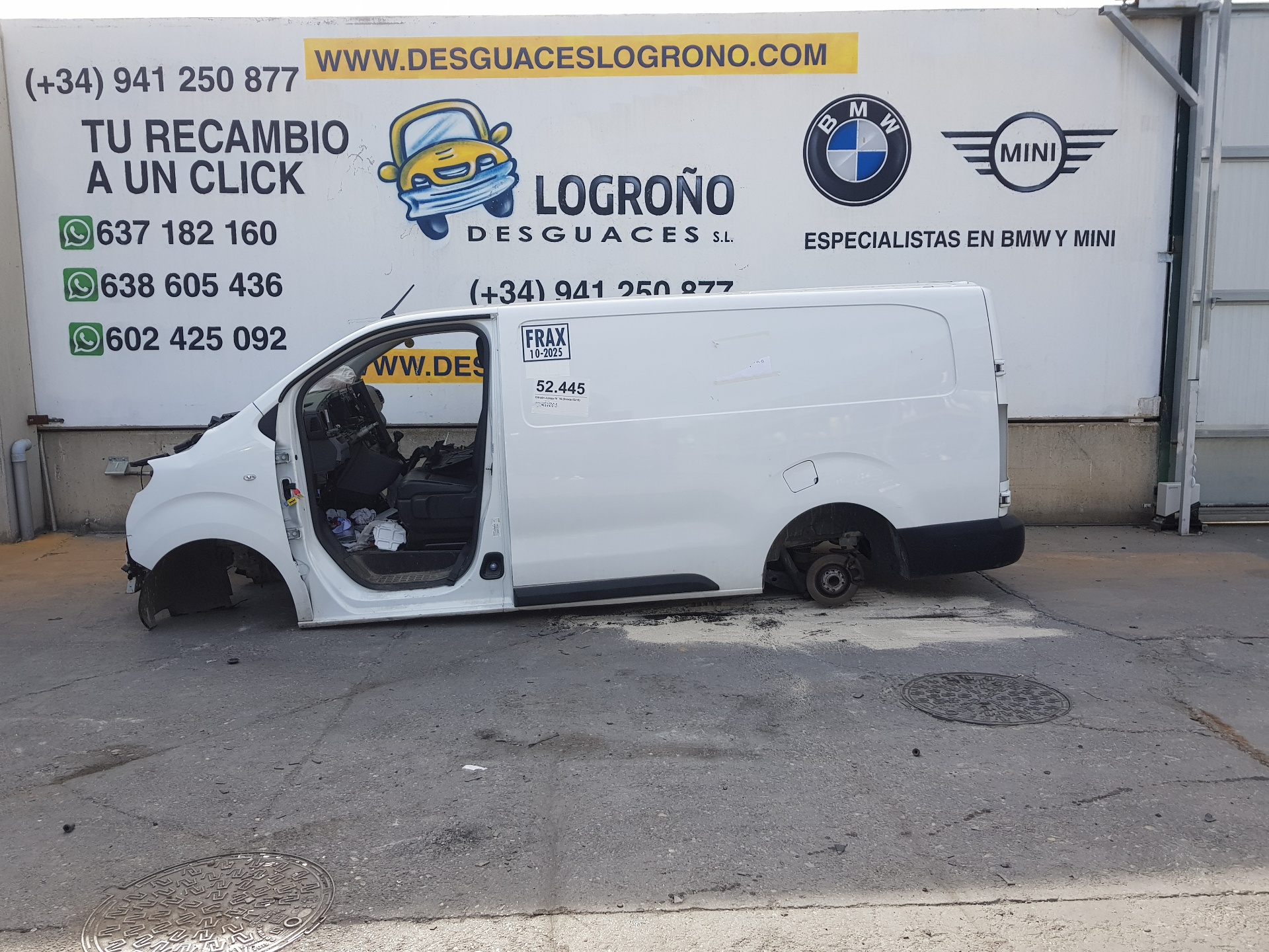 CITROËN Jumpy 3 generation (2016-2023) Kitos salono dalys 98083859ZD,98083859ZD 24214656