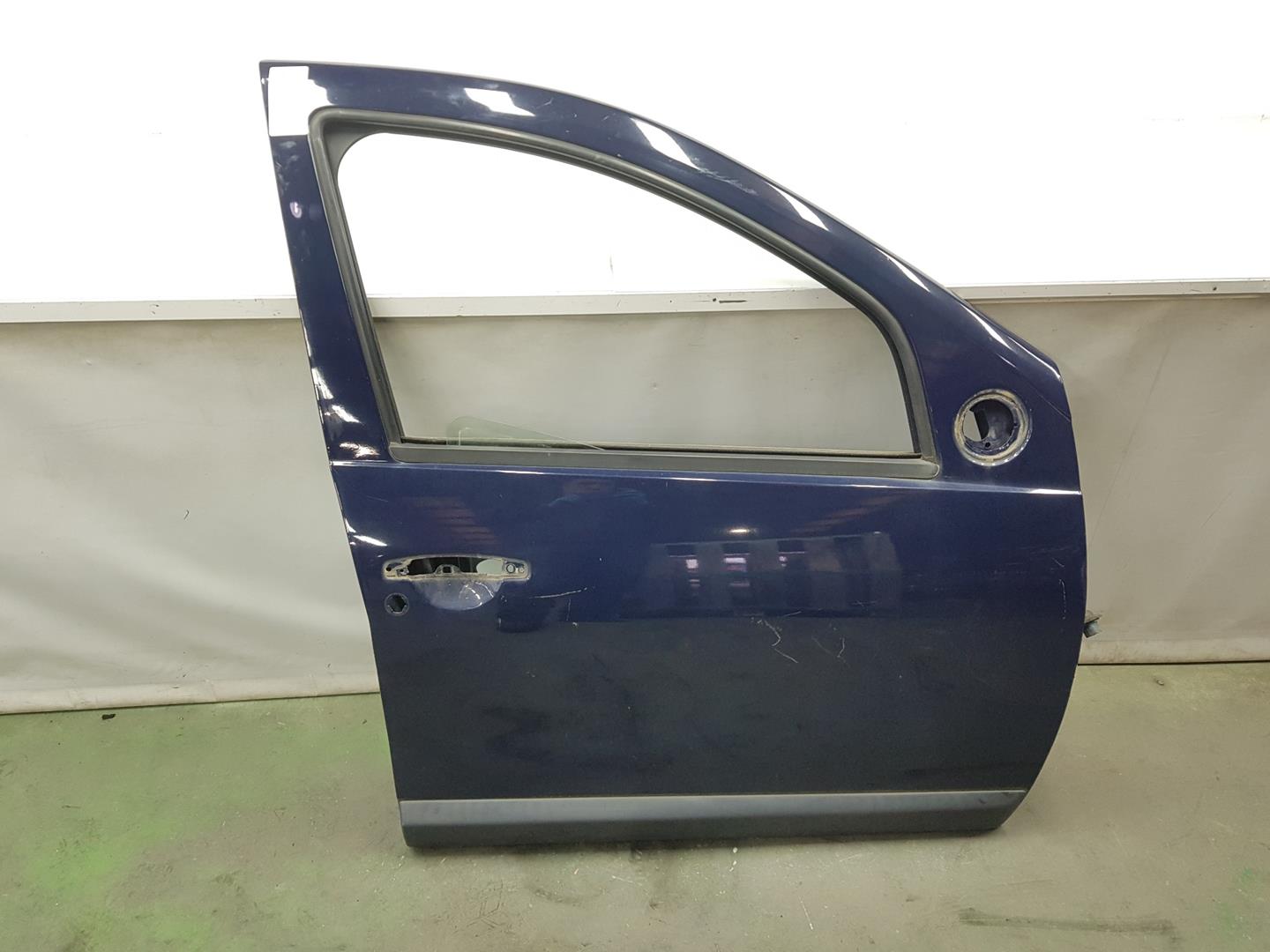 DACIA Sandero 1 generation (2008-2012) Front Right Door 801006248R,801006248R,AZUL 24547677