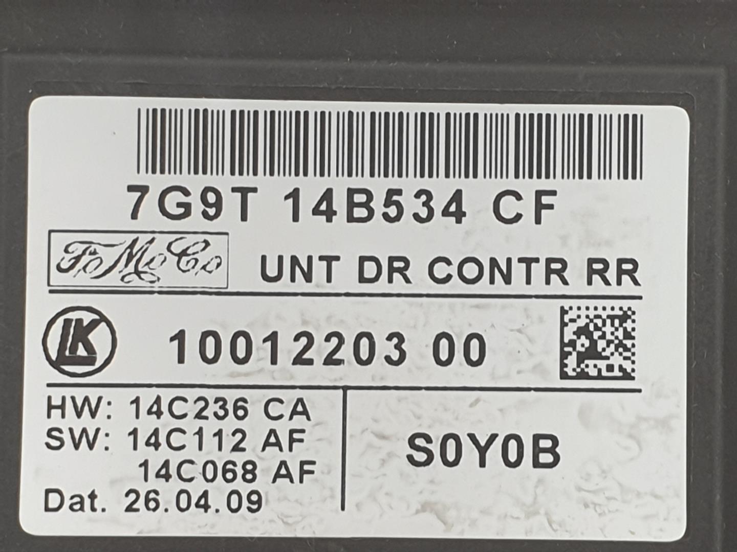 VOLVO XC60 1 generation (2008-2017) Other Control Units 7G9T14B534CF, 1001220300 19825433