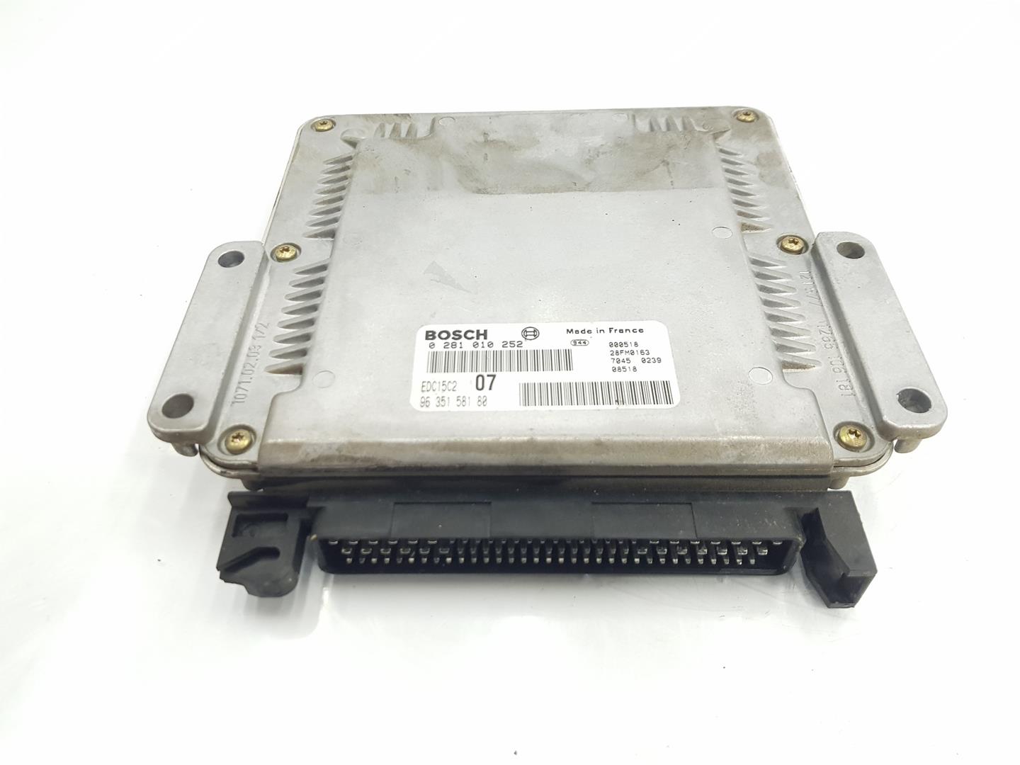 PEUGEOT 406 1 generation (1995-2004) Engine Control Unit ECU 9635158180, 9635158180 19889571