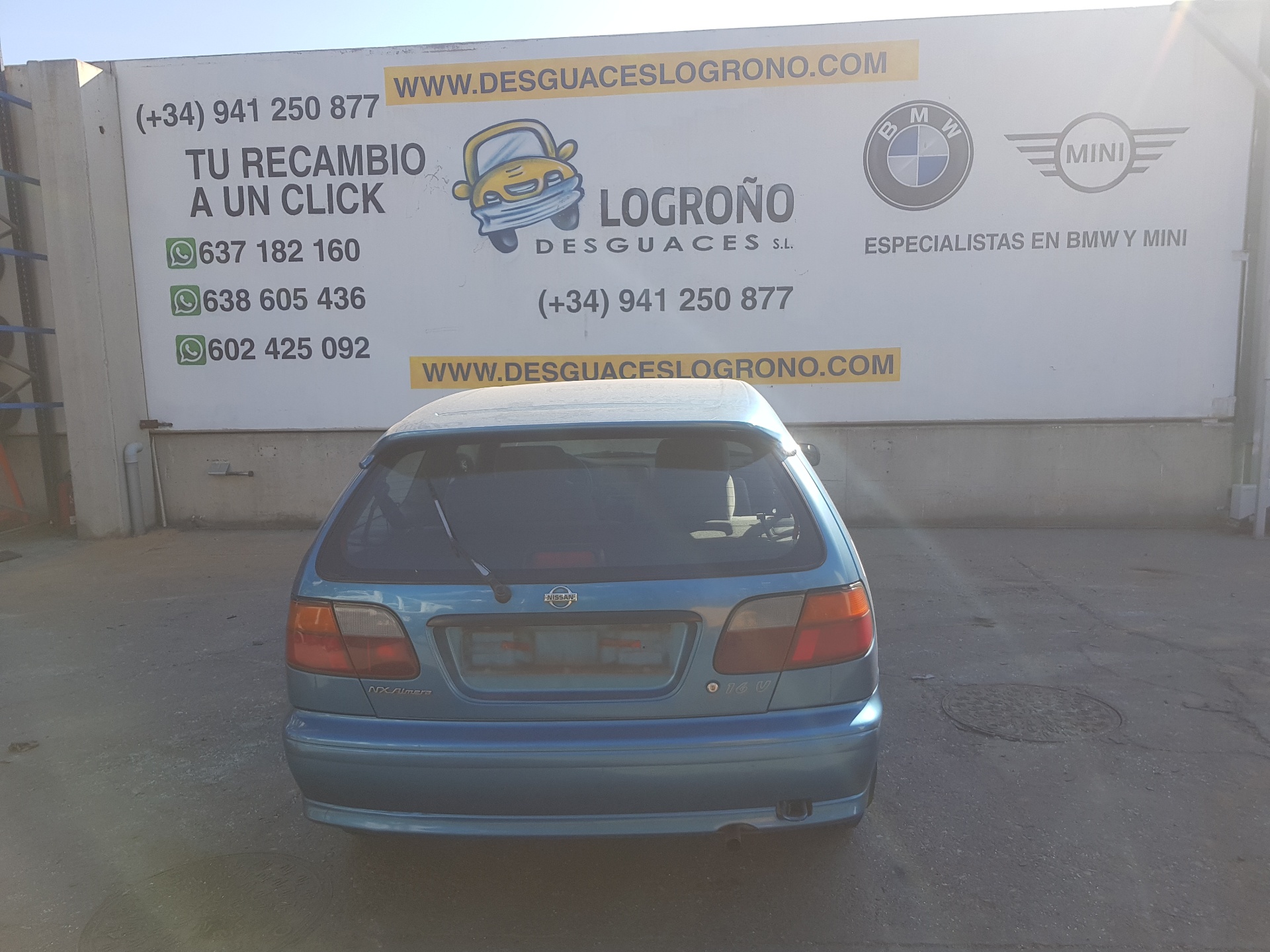 NISSAN Almera N15 (1995-2000) Kapotas 651001N030,651001N030,COLORAZUL 21076232