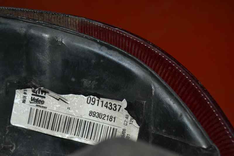 OPEL Corsa C (2000-2006) Rear Right Taillight Lamp 5PUERTAS,09114337,89302181 19871426