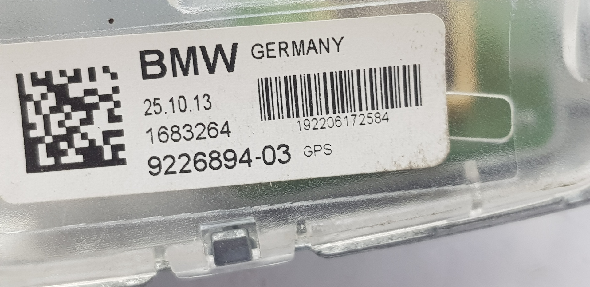 BMW 3 Series Gran Turismo F34 (2013-2017) Antenna 65209226894, 9226894 24158802