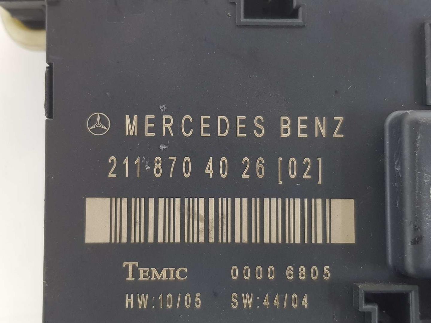 MERCEDES-BENZ E-Class W211/S211 (2002-2009) Другие блоки управления A2118704026, A2118704026 19716594