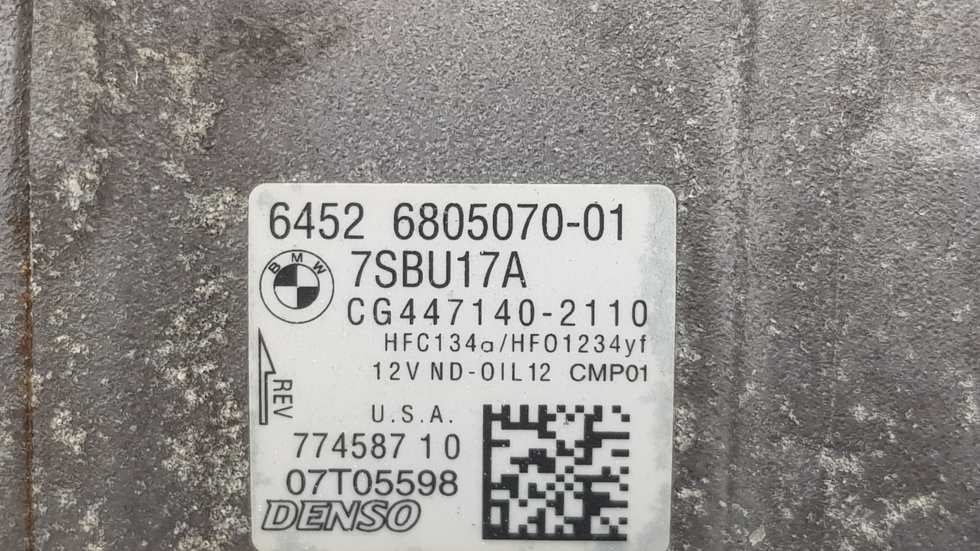 BMW X5 F15 (2013-2018) Air Condition Pump N57D30B, 11002289222, 2225MH 21077715