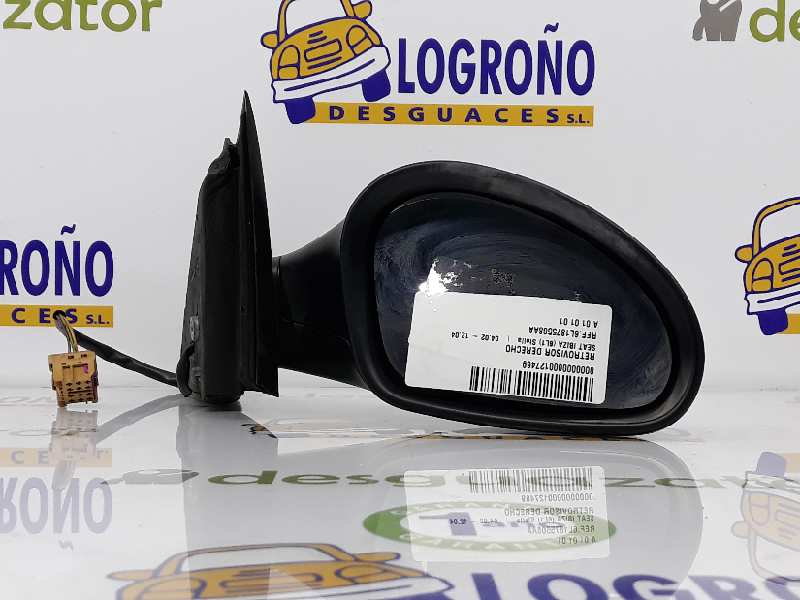 SEAT Ibiza 3 generation (2002-2008) Pravé krídlo zrkadlo 6L1857508AA,6L1857508AA,2222DL 26353290