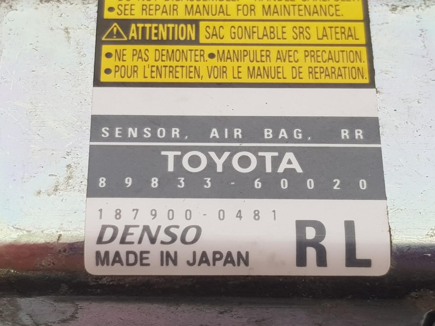 TOYOTA Land Cruiser 70 Series (1984-2024) Muut ohjausyksiköt 8983360020,1879000481,SENSORAIRBAGDERECHO 19920154