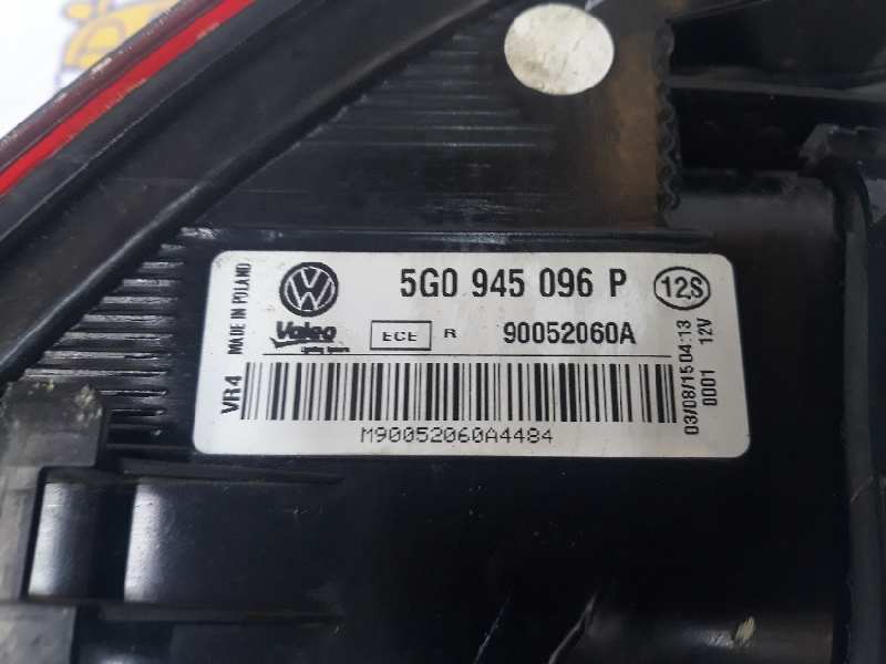 VOLKSWAGEN Variant VII TDI (2014-2024) Права задня фара 5G0945096P,2222DL 19874211