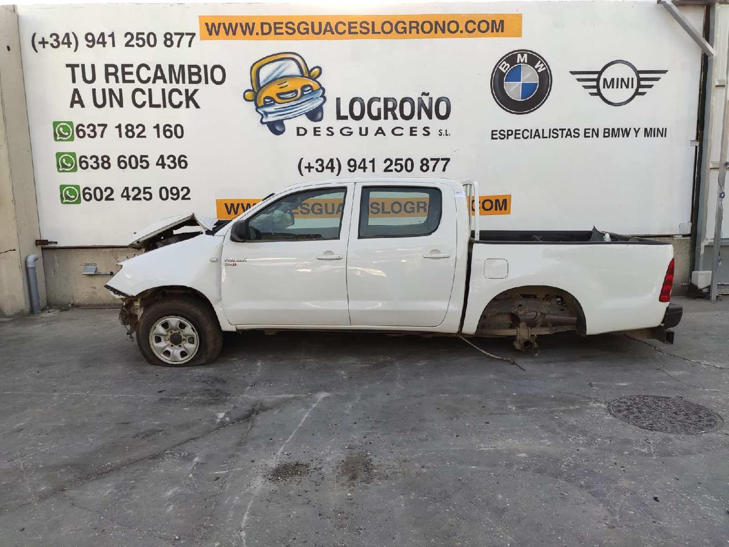 TOYOTA Hilux 7 generation (2005-2015) Galinių dešinių durų stiklo pakelėjas 698300K040, 857200K020, AE2621003010 24080179