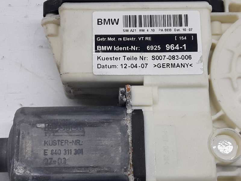 BMW X3 E83 (2003-2010) Moteur de commande de vitre de porte avant droite 6925964, 67626925964 19652205